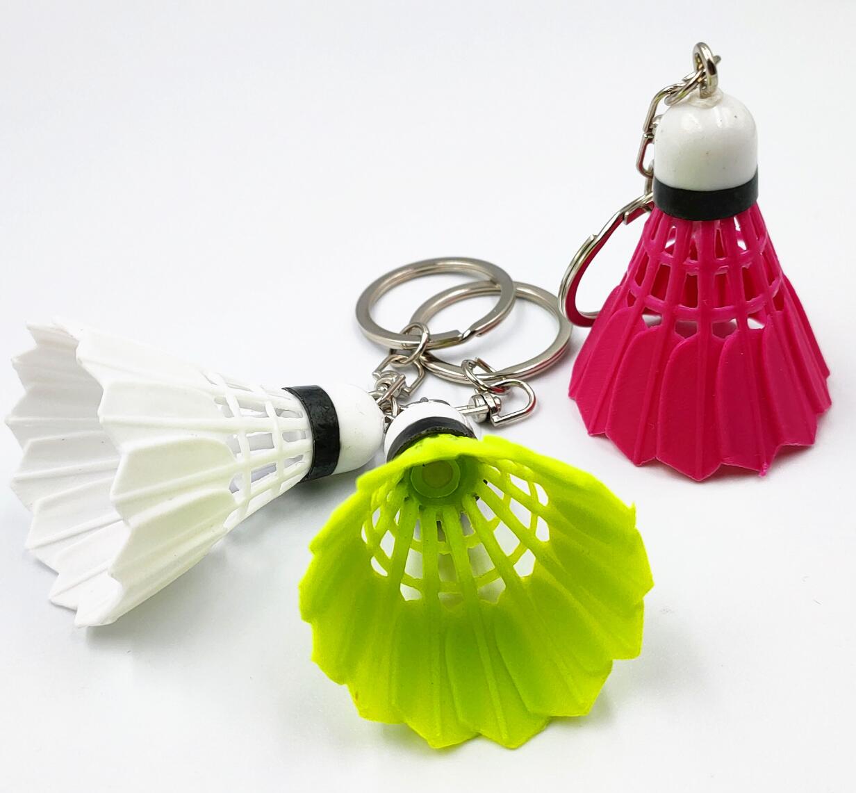 Mini Badminton Shuttlecock Keychain