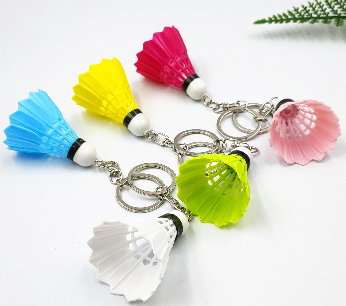 Mini Badminton Shuttlecock Keychain