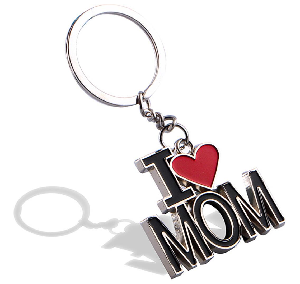 Mother's Day Gift: I Love Mom Keychain
