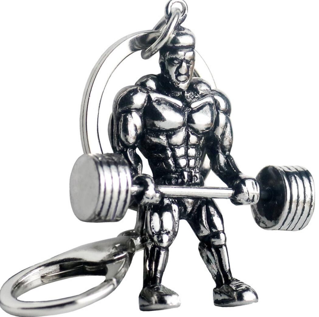 Weightlifting Muscular Man Keychain