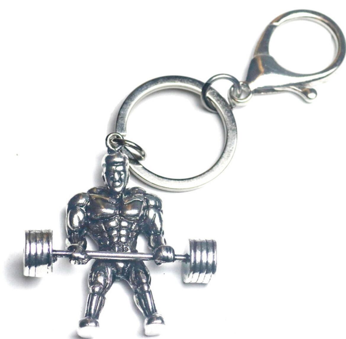 Weightlifting Muscular Man Keychain