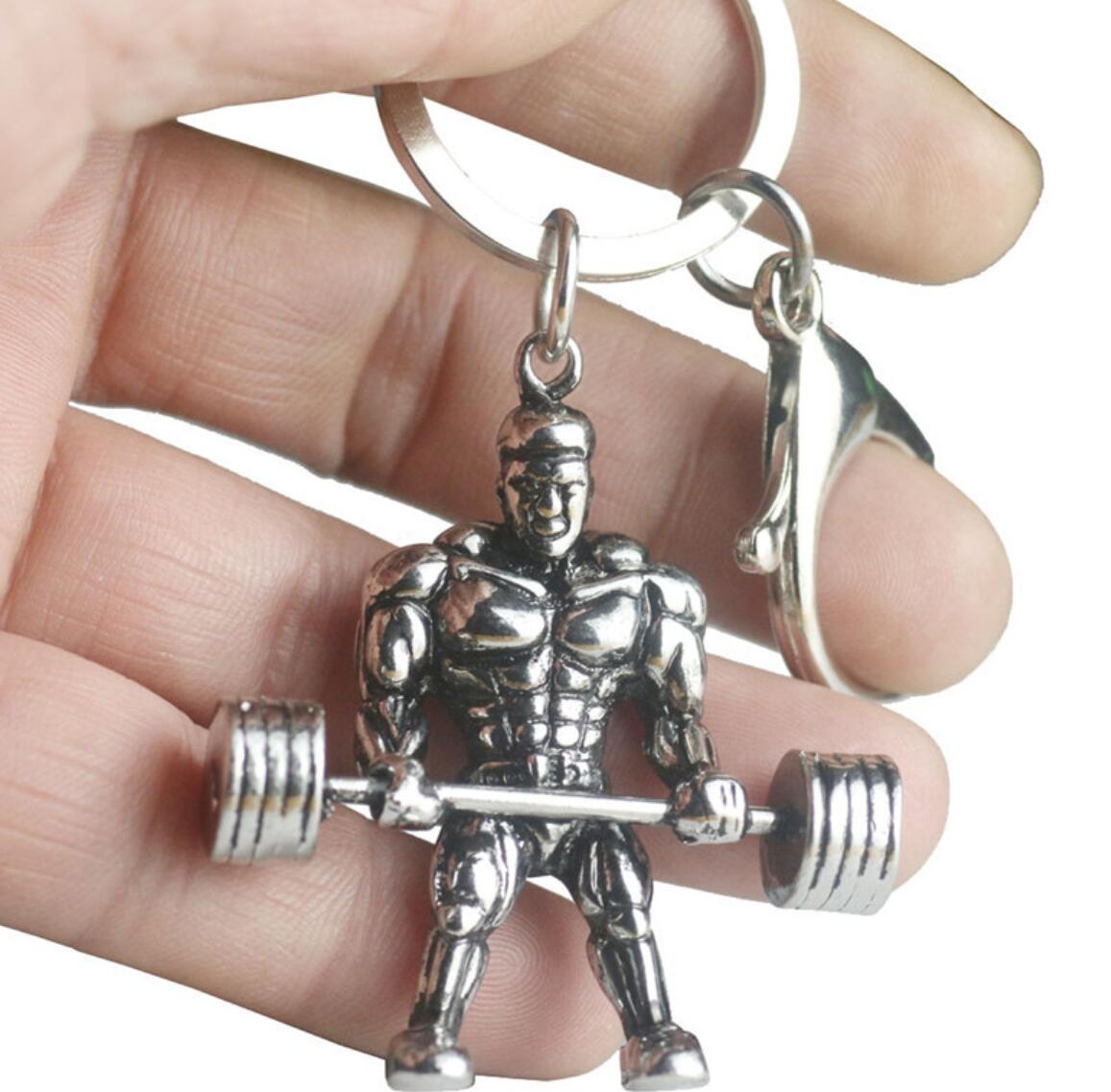 Weightlifting Muscular Man Keychain