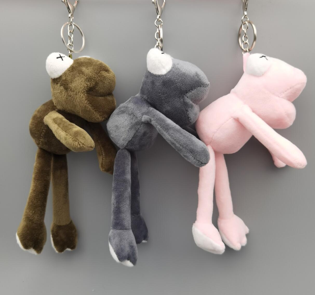 Long-Legged Frog Plush Keychain