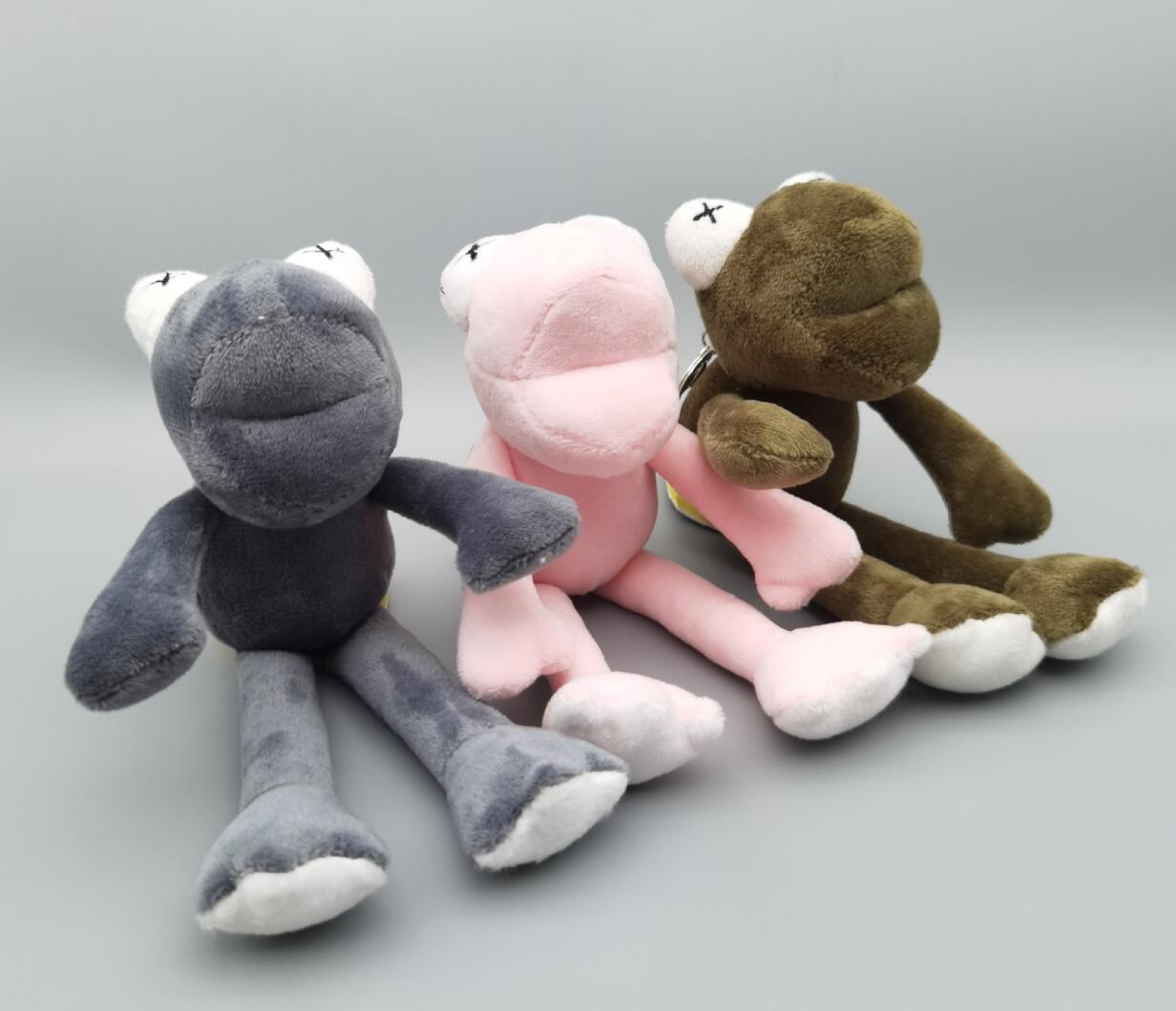 Long-Legged Frog Plush Keychain
