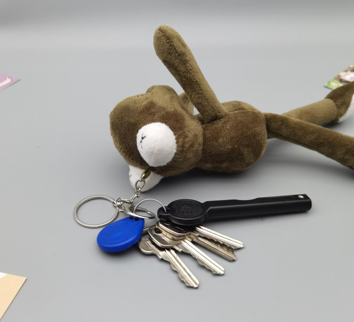 Long-Legged Frog Plush Keychain