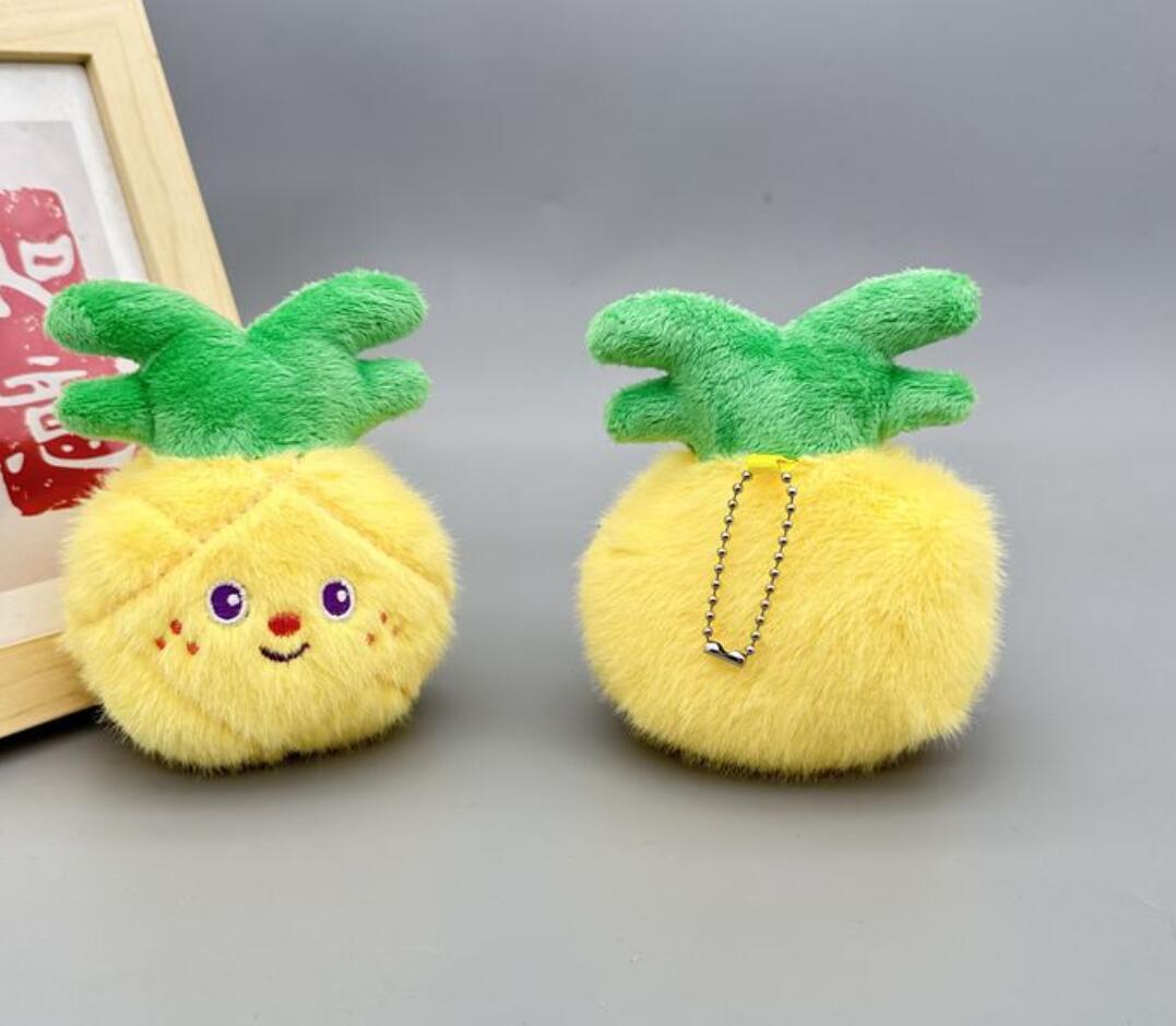 Fruit and Vegetable Plush Keychain