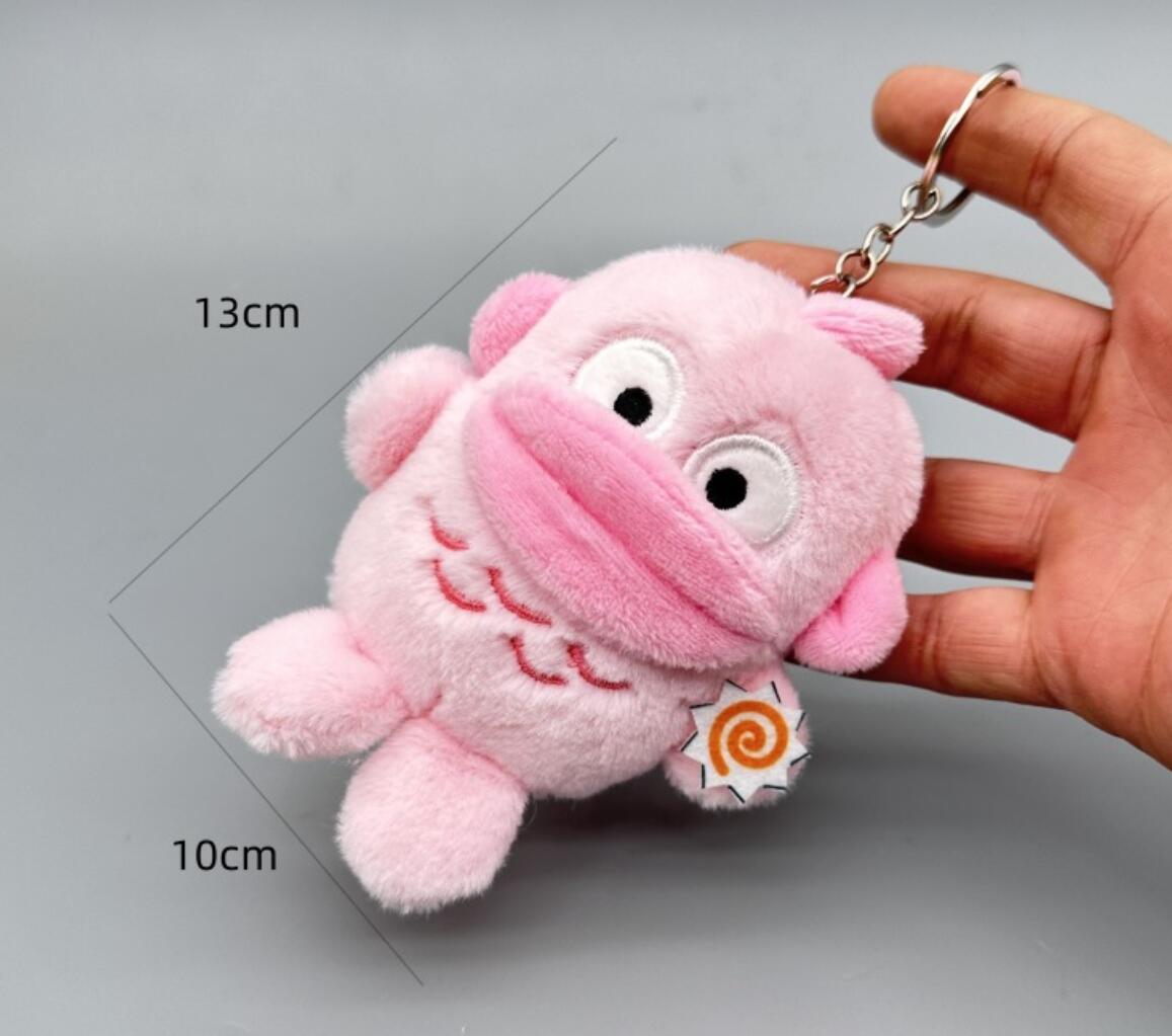Funny Clownfish Plush Keychain
