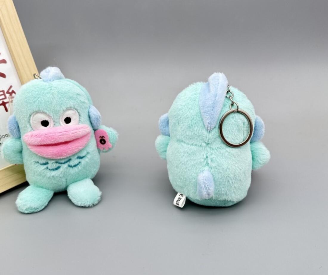 Funny Clownfish Plush Keychain