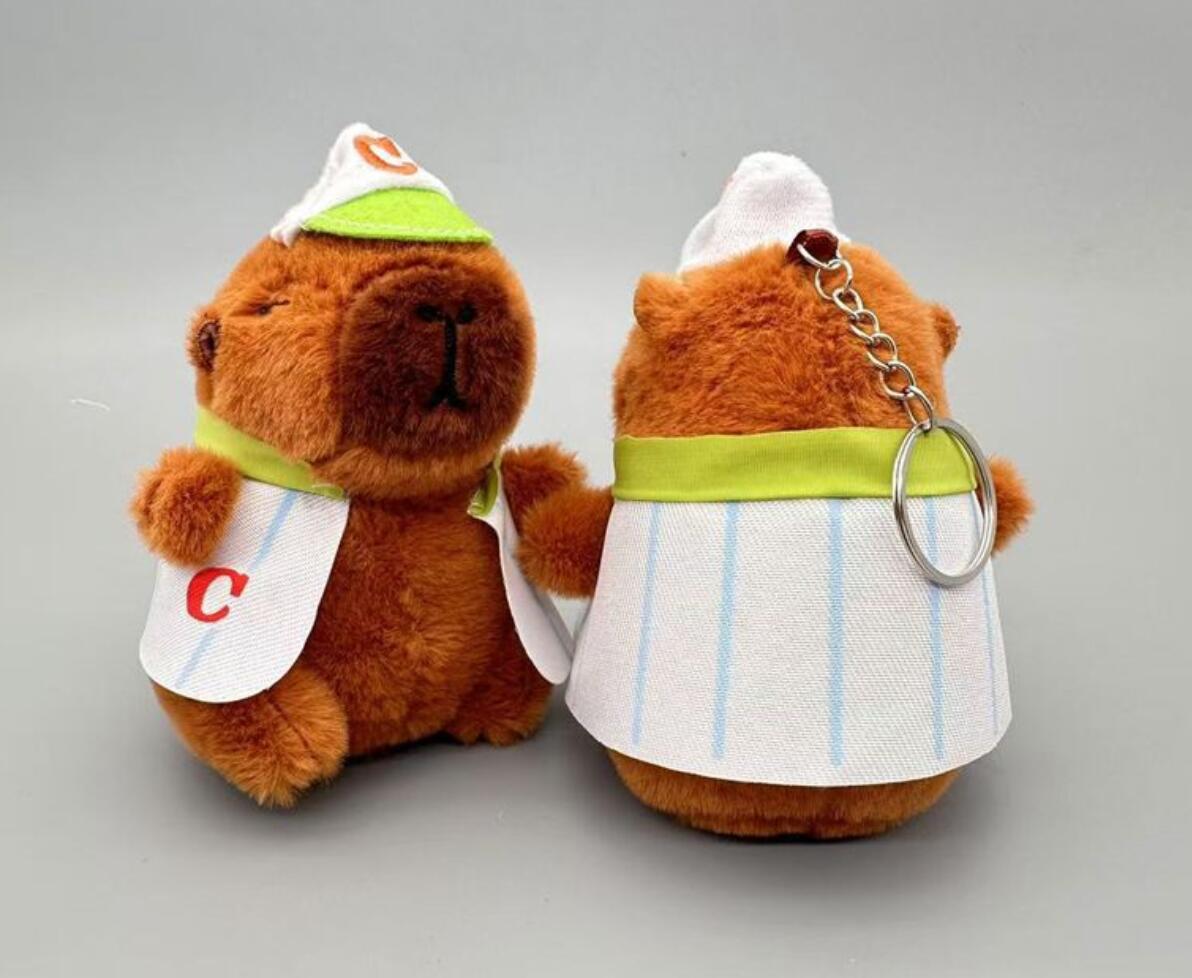 Creative Capybara Plush Keychain