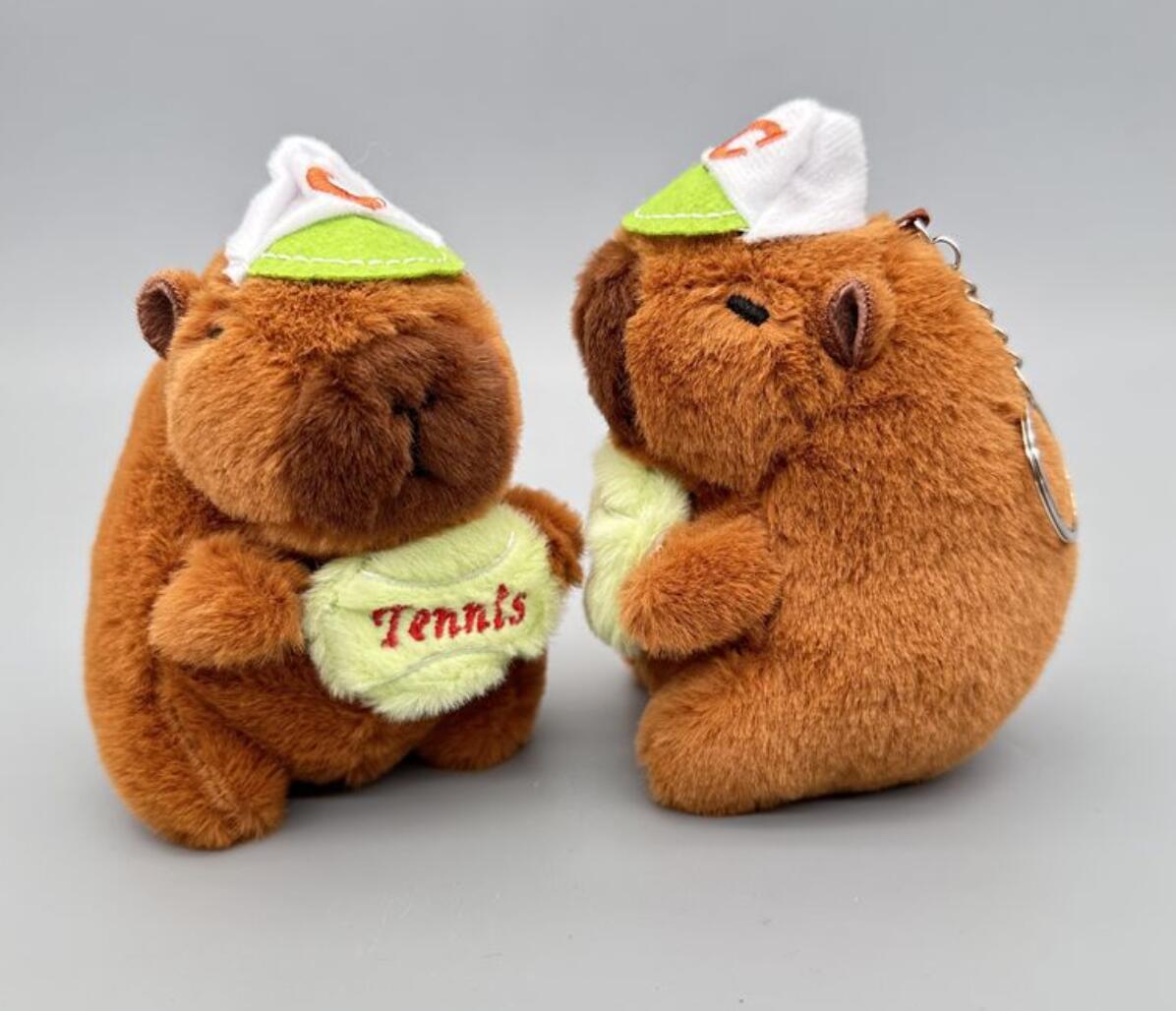 Creative Capybara Plush Keychain