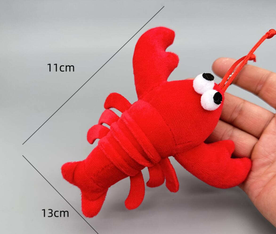 Lobster and Crab Plush Toy Keychain