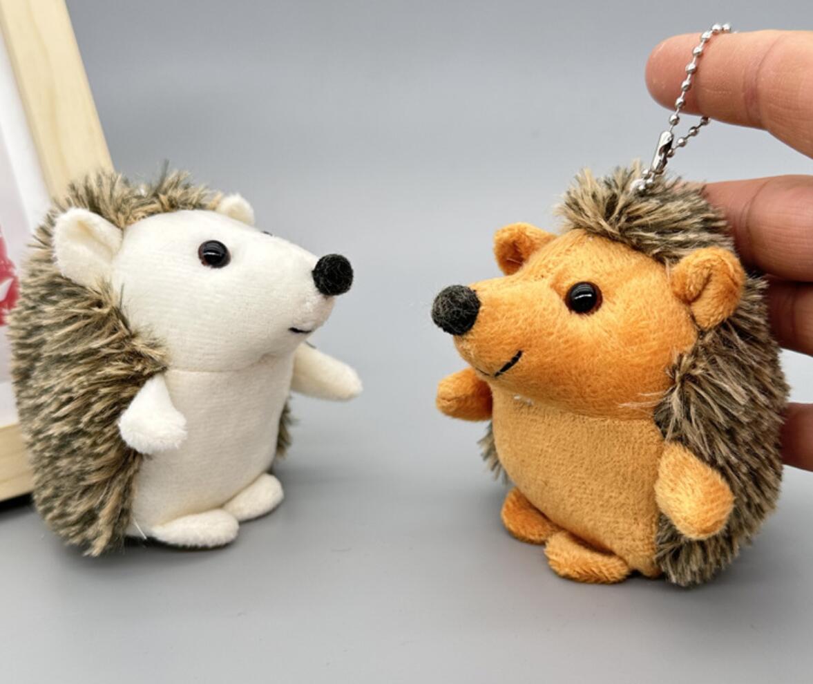 Cute Little Hedgehog Plush Keychain