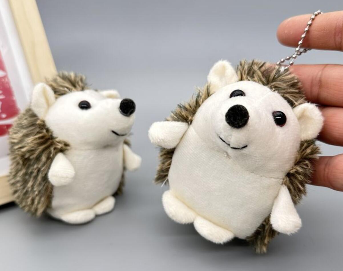 Cute Little Hedgehog Plush Keychain