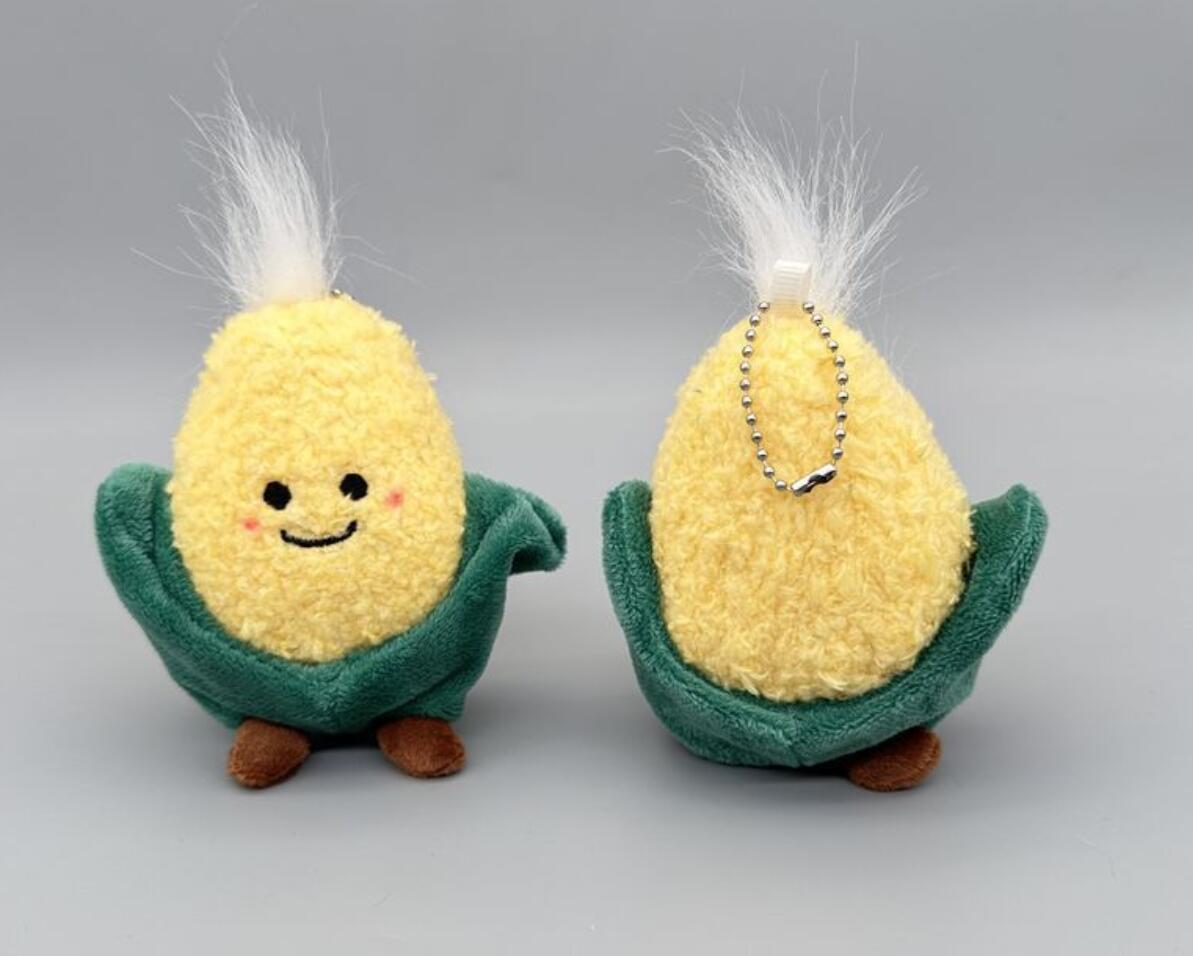 Broccoli and Cabbage Vegetable Plush Keychain