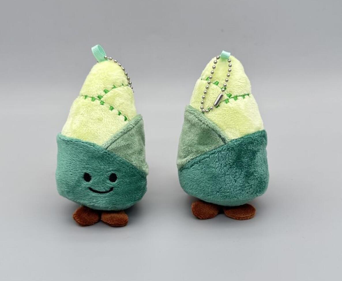 Broccoli and Cabbage Vegetable Plush Keychain