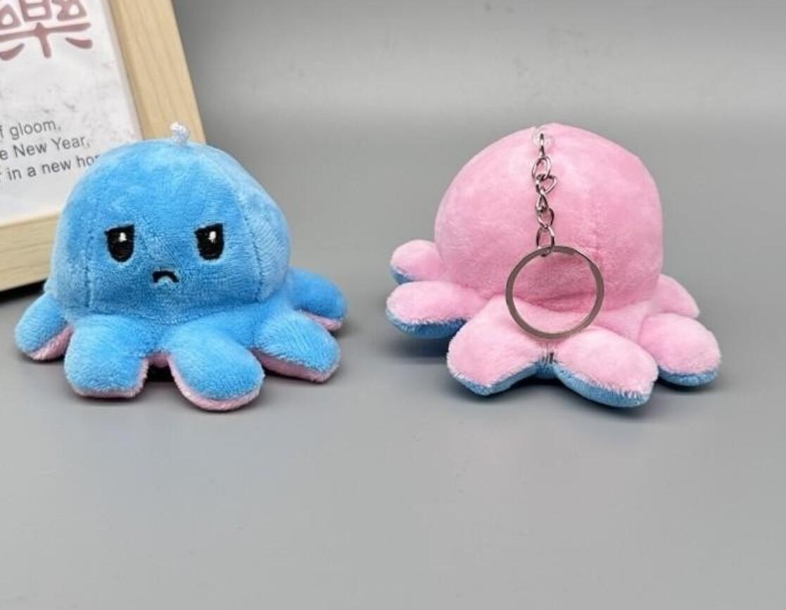 Cute Octopus Plush Keychain