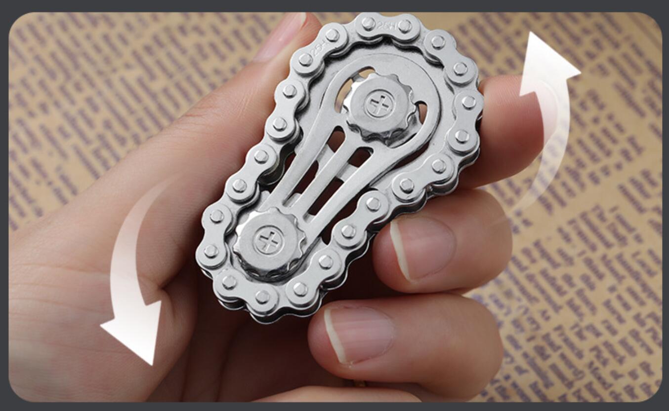 Gear Chain Fidget Spinner Stress Relief Toy