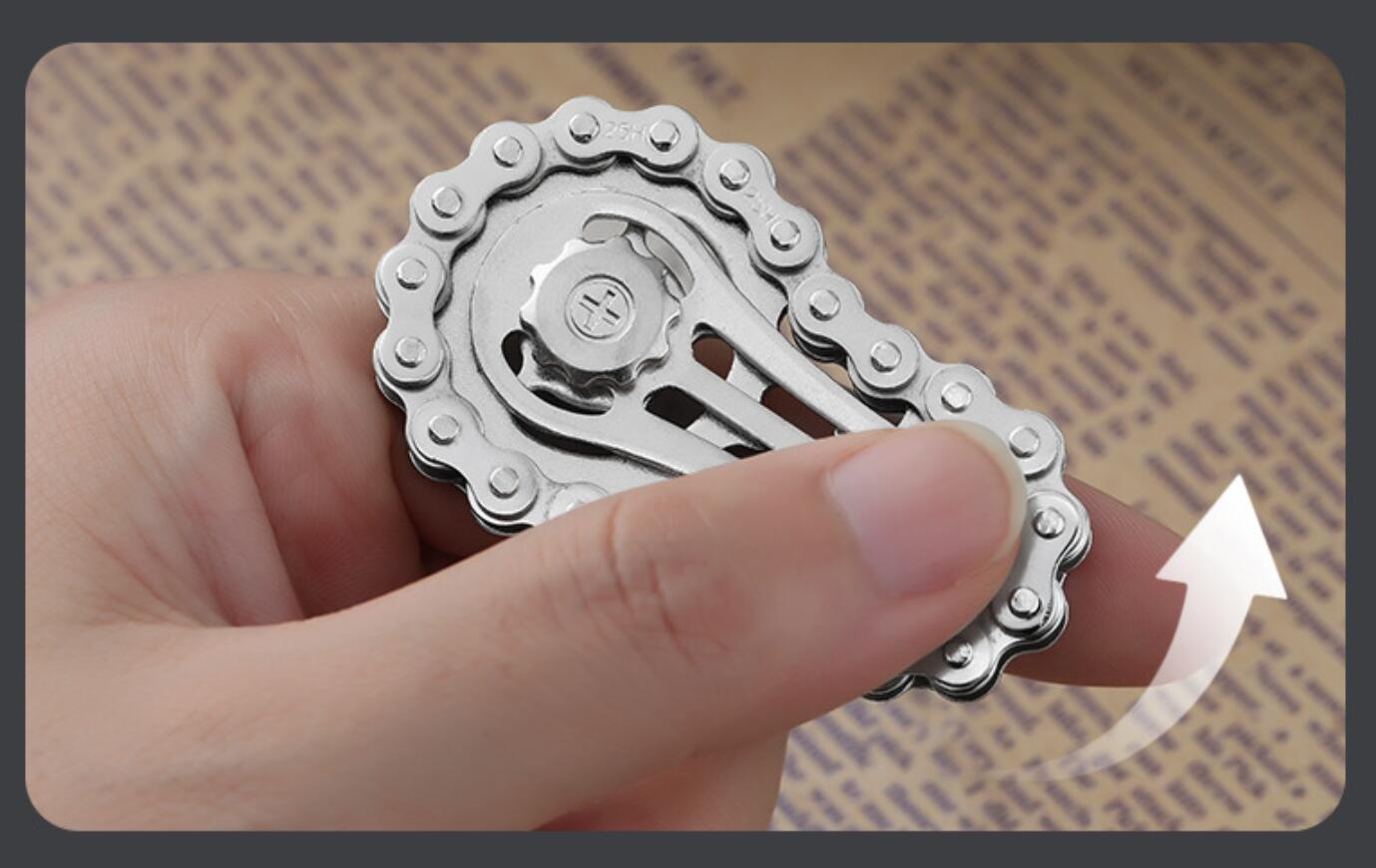 Gear Chain Fidget Spinner Stress Relief Toy
