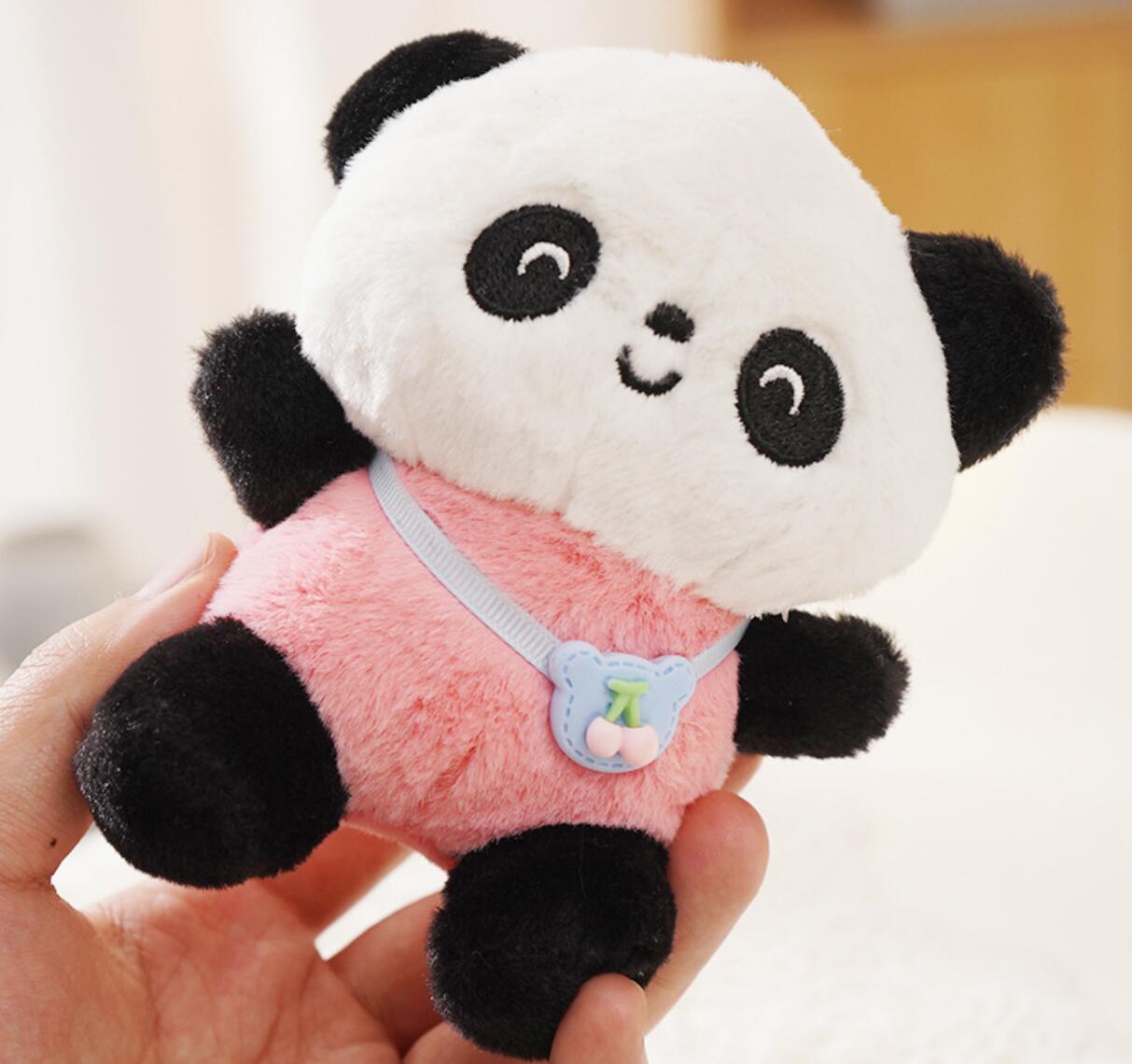 Cartoon Panda Plush Keychain