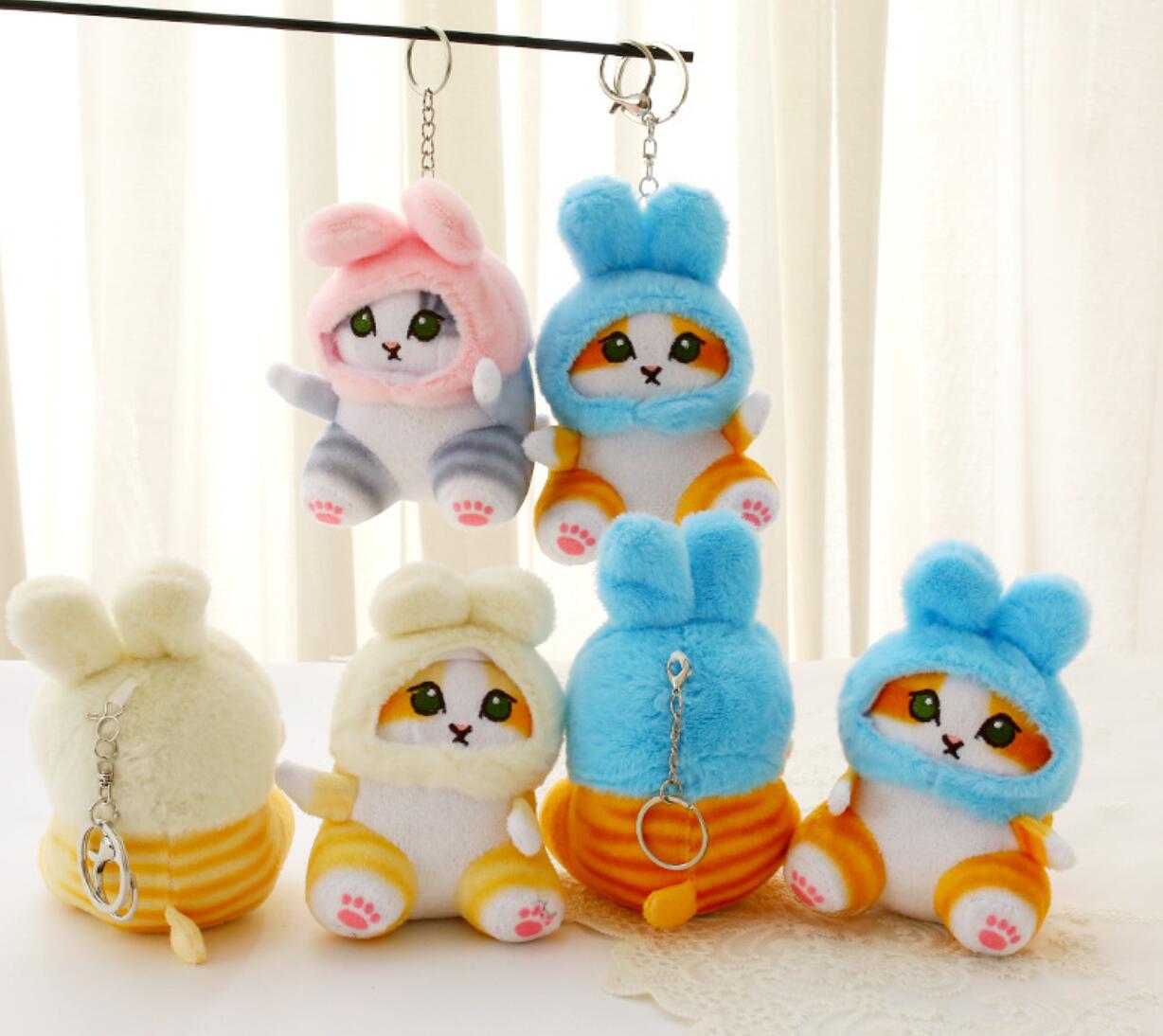 Cute Kitty Plush Keychain