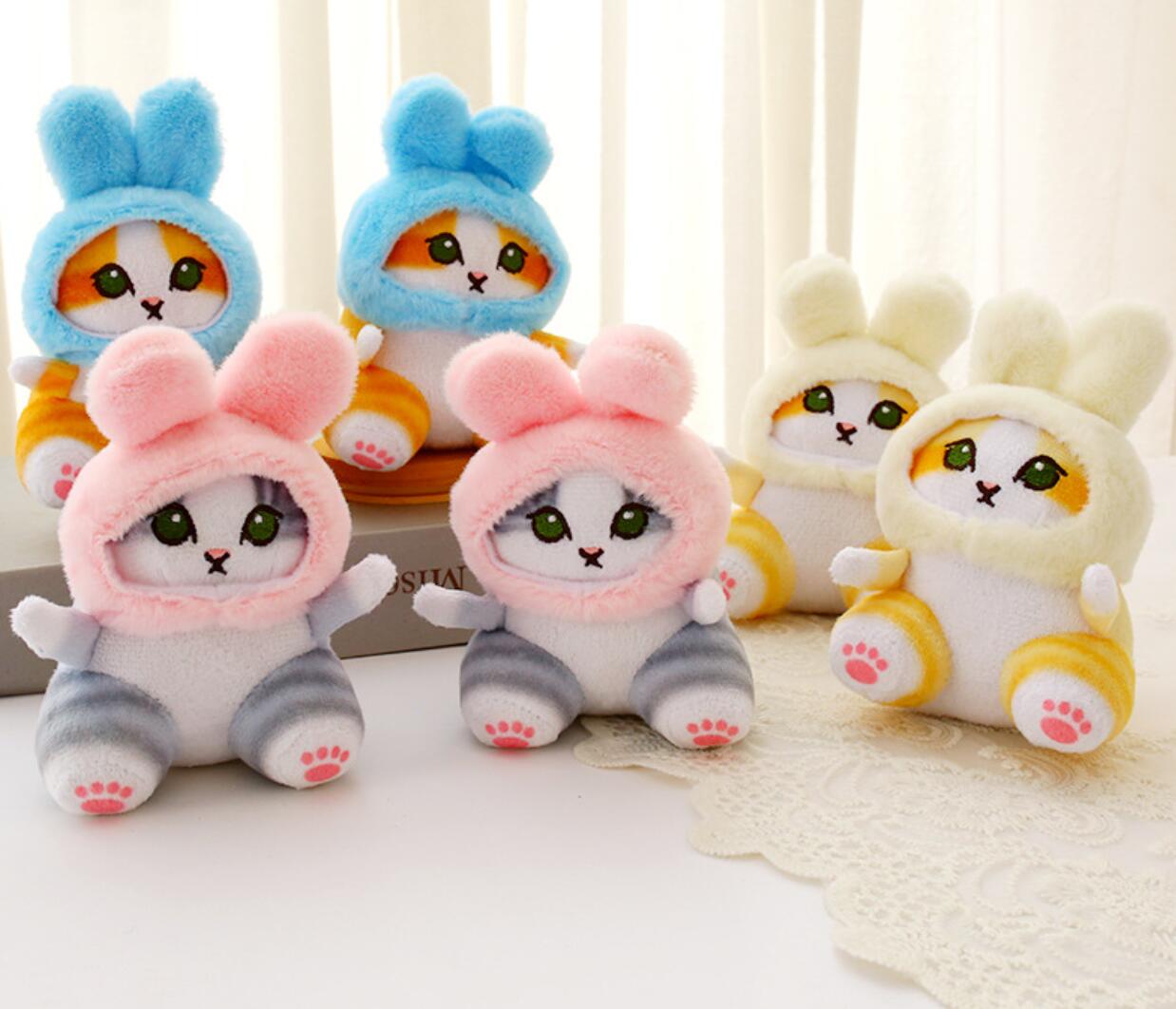 Cute Kitty Plush Keychain