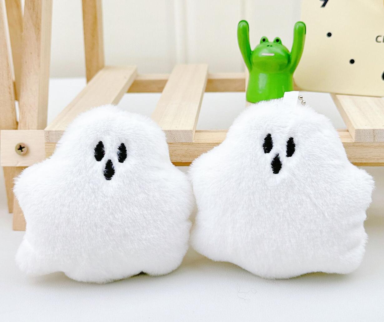 Halloween Ghost Plush Keychain