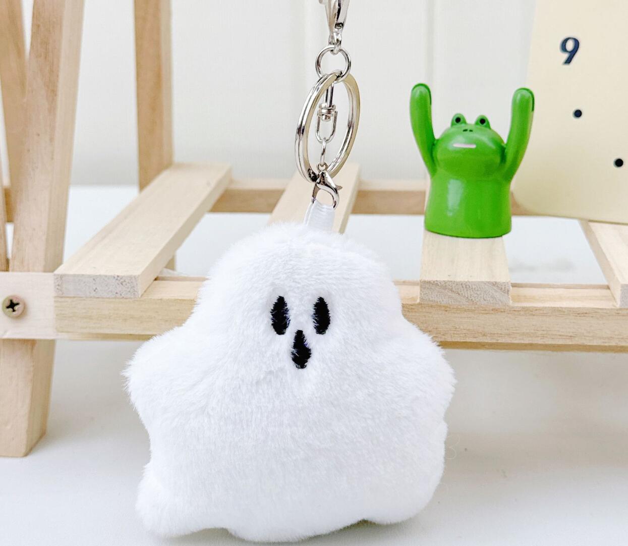 Halloween Ghost Plush Keychain