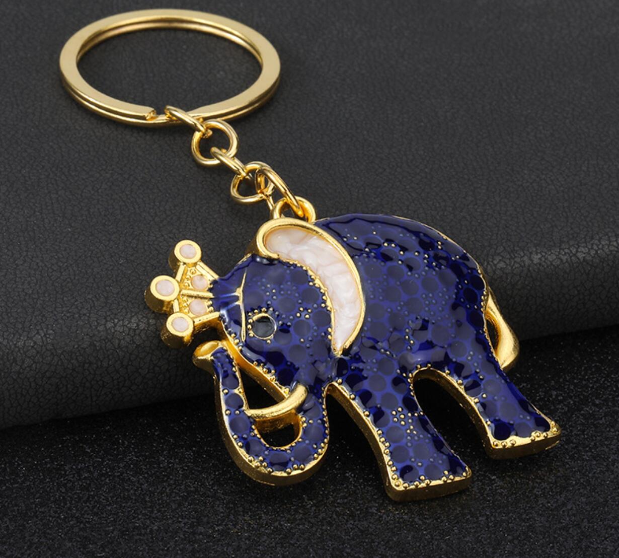 3D Elephant Keychain