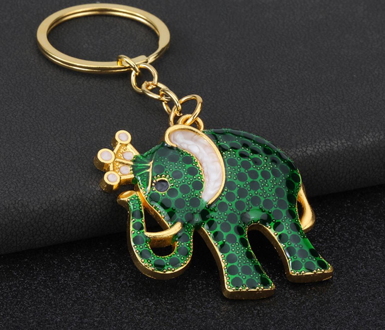 3D Elephant Keychain