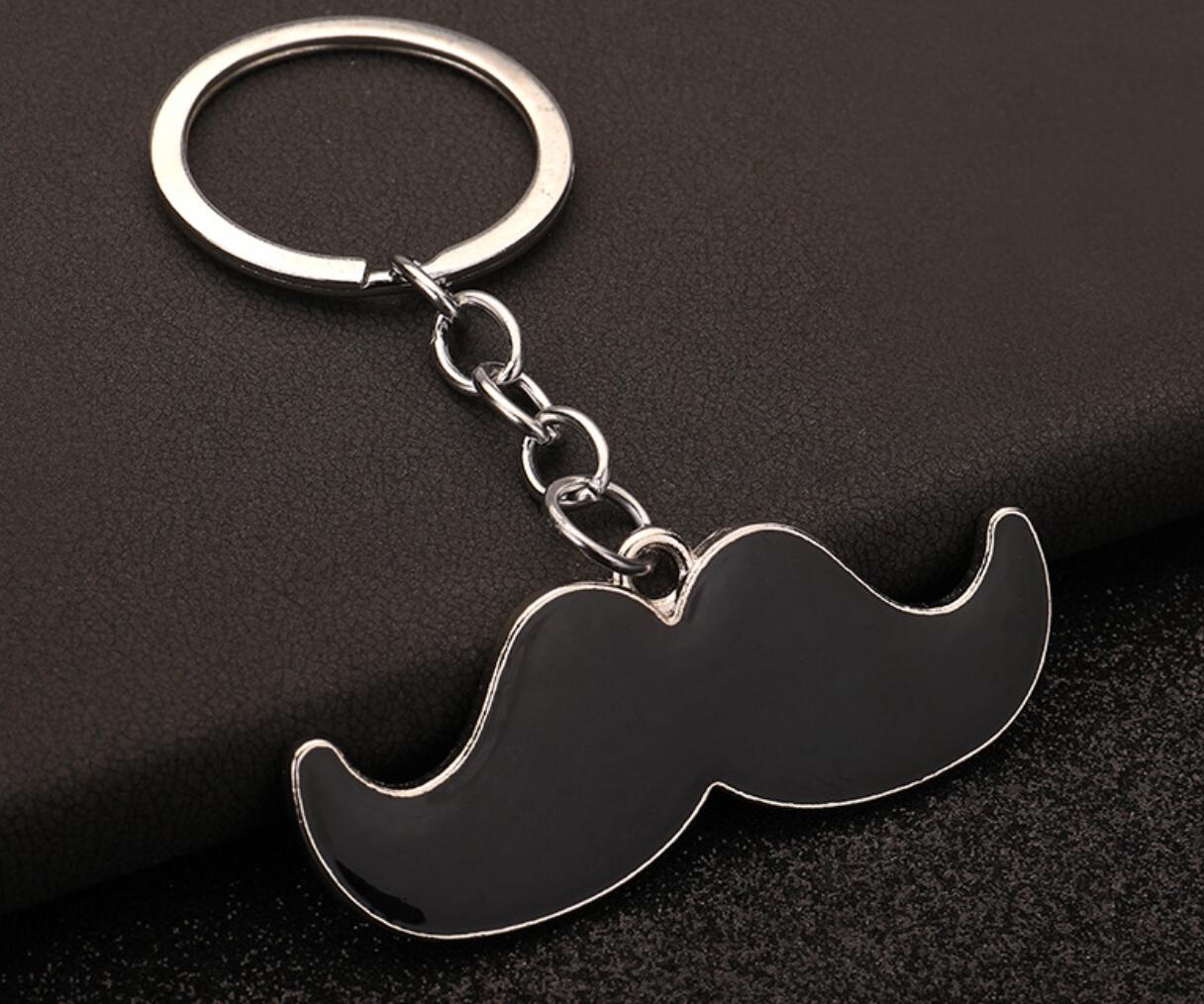 Creative Metal Mustache Keychain