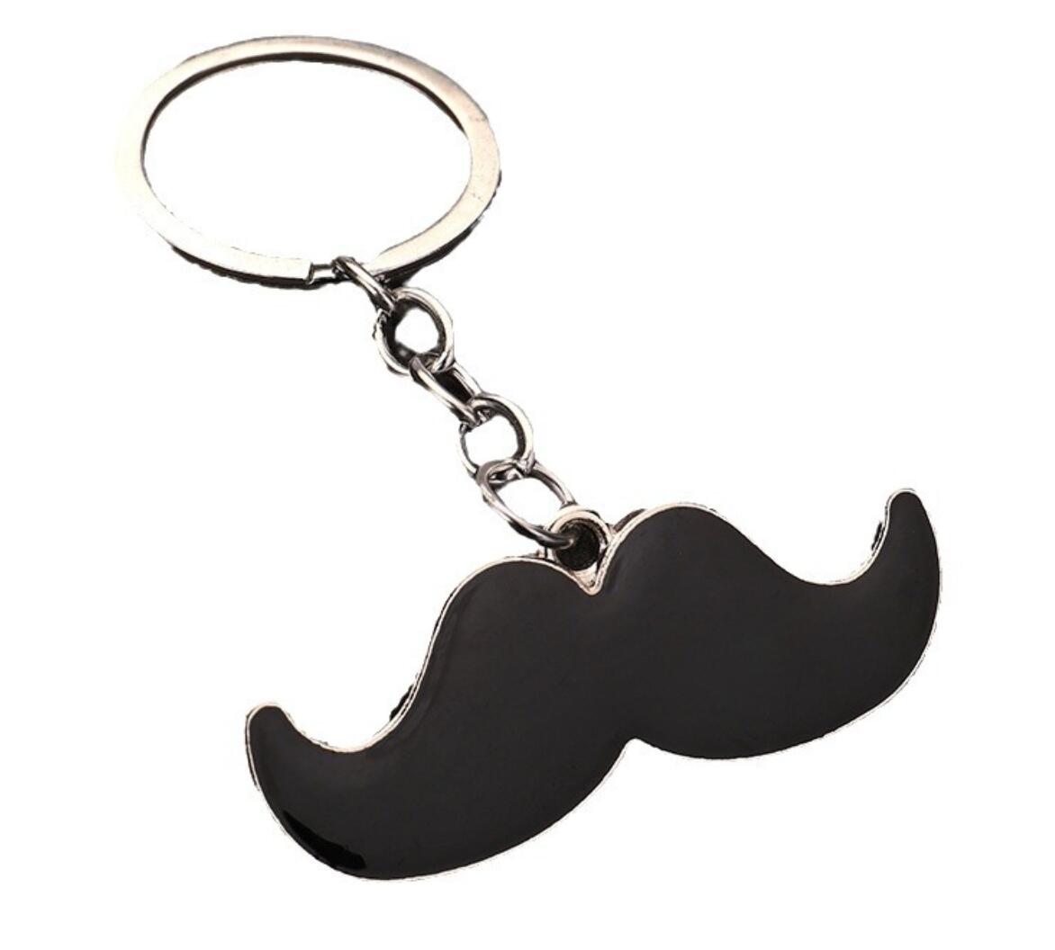 Creative Metal Mustache Keychain