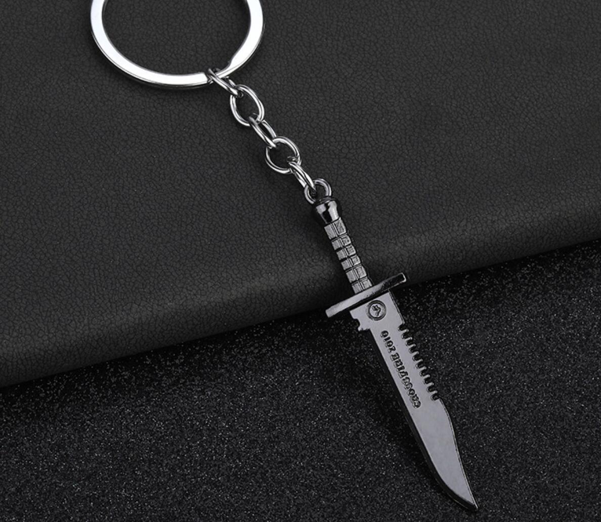 Metal Claw Knife Model Keychain