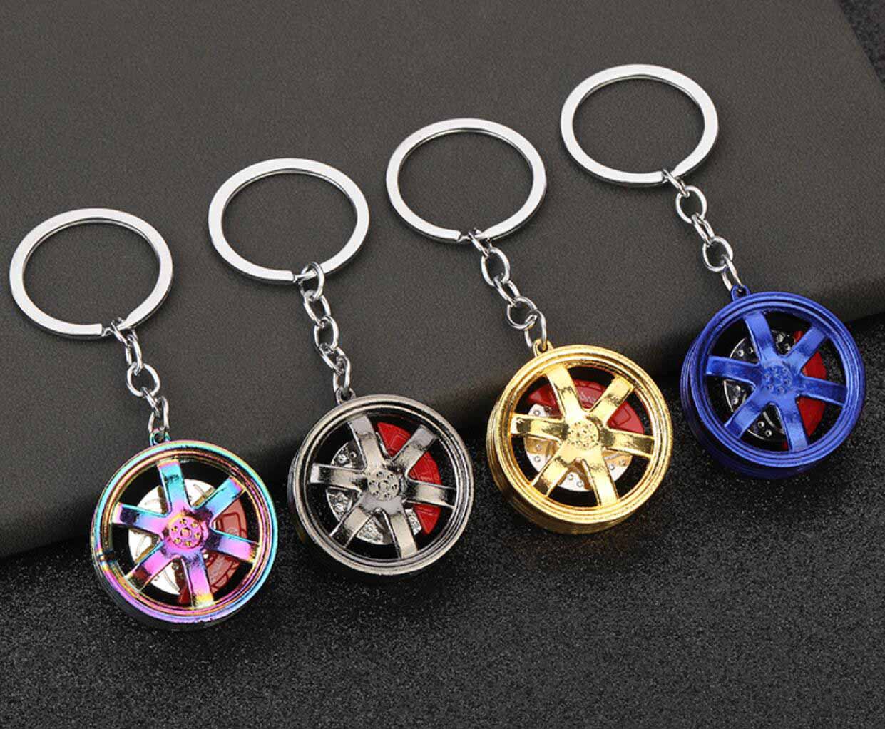 Hot-selling Car Wheel Hub Keychain