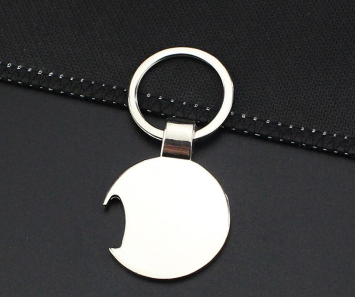 Football bottle opener keychain