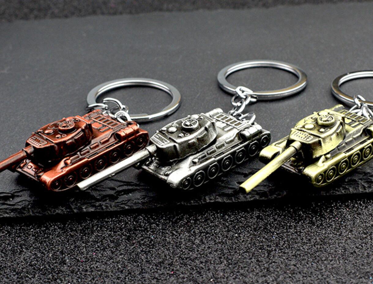Personalized tank model keychain