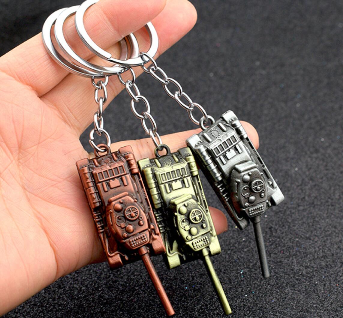 Personalized tank model keychain