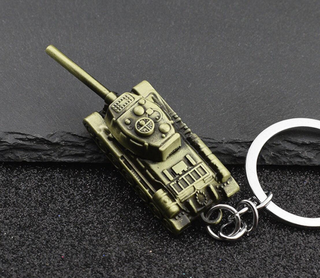 Personalized tank model keychain