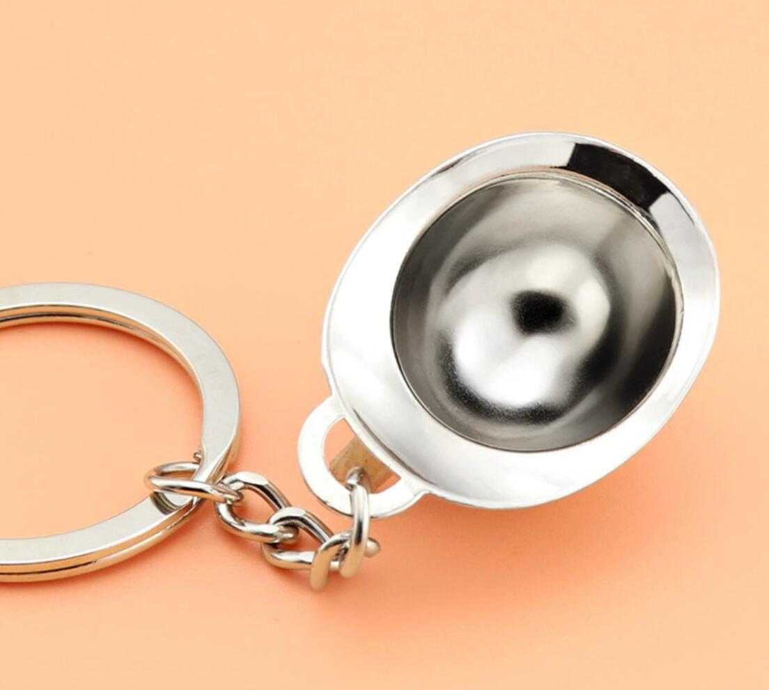 Helmet keychain