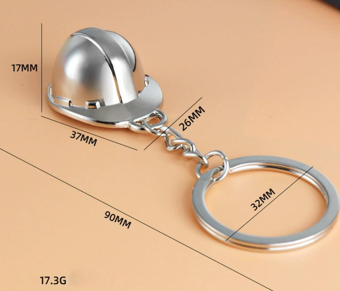 Helmet keychain