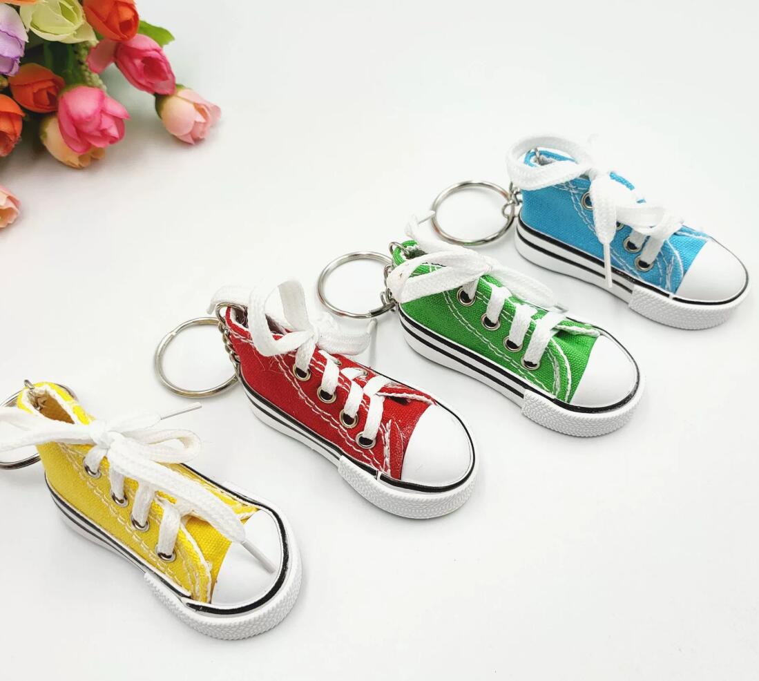 Mini 7.5CM canvas shoe keychain