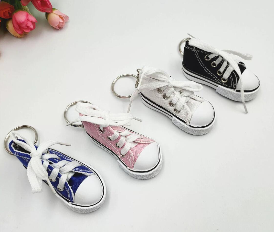 Mini 7.5CM canvas shoe keychain