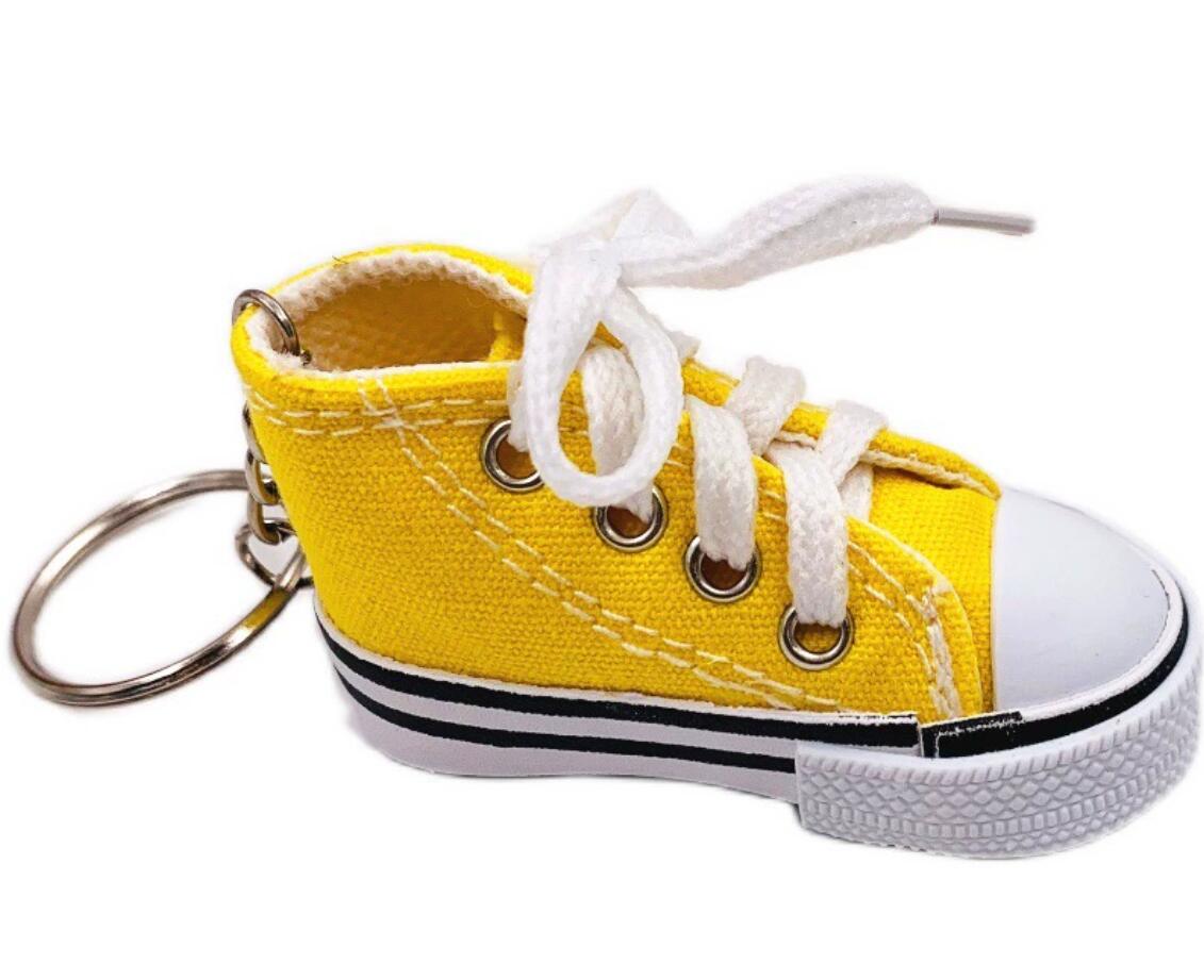 Mini 7.5CM canvas shoe keychain