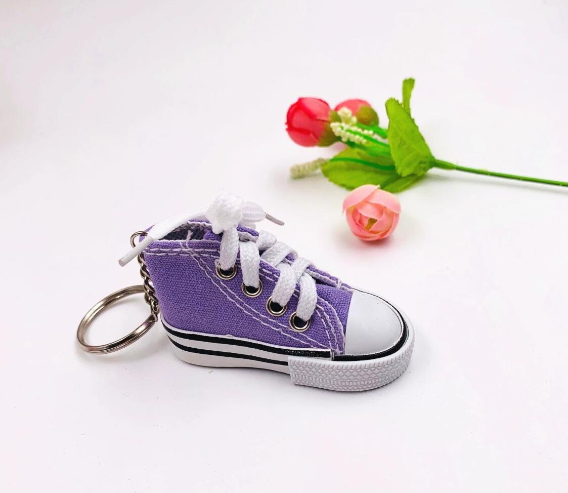 Mini 7.5CM canvas shoe keychain