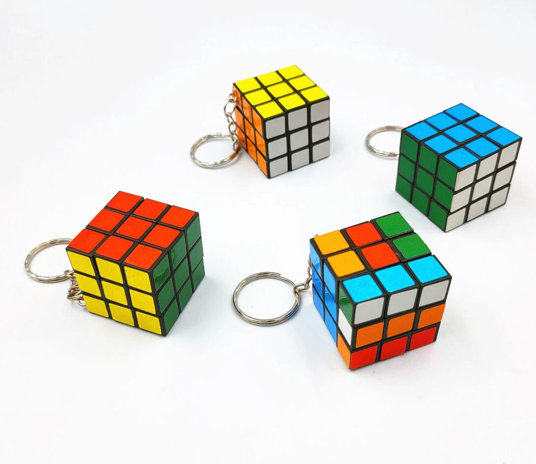 Mini Rubik's Cube Keychain