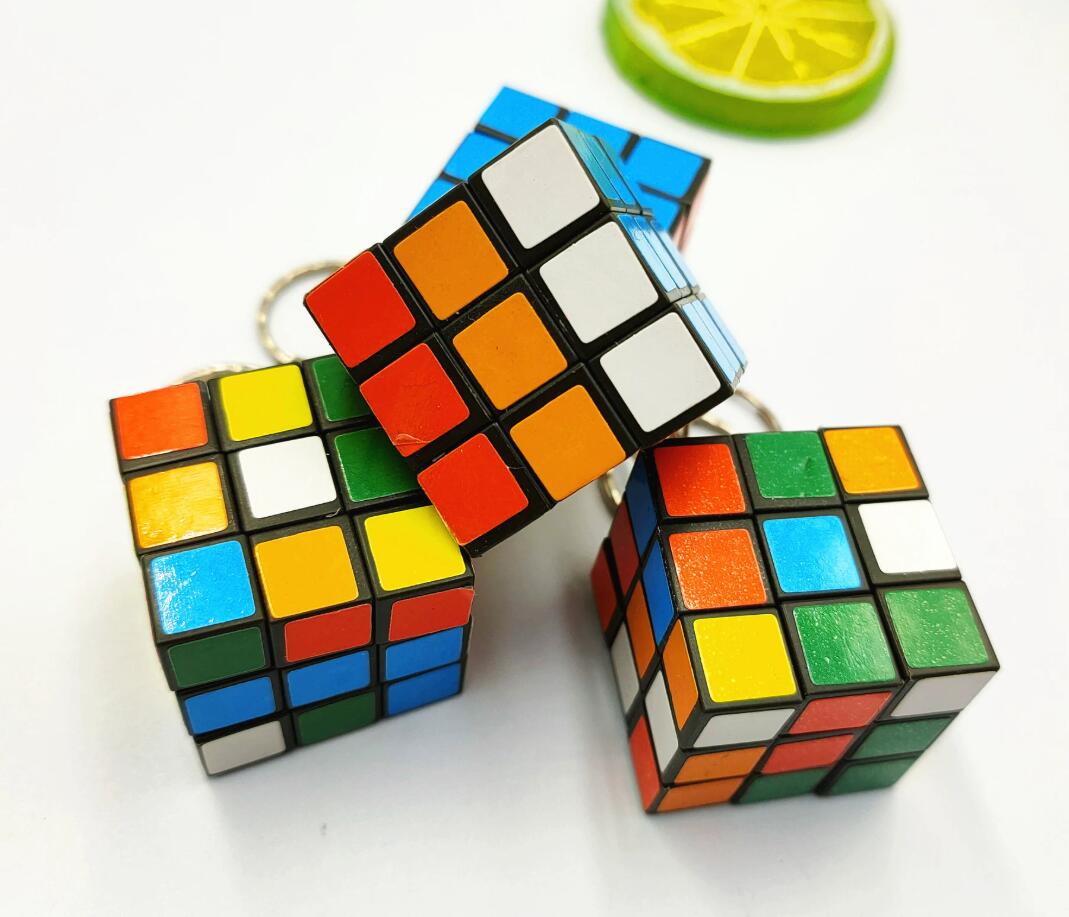 Mini Rubik's Cube Keychain