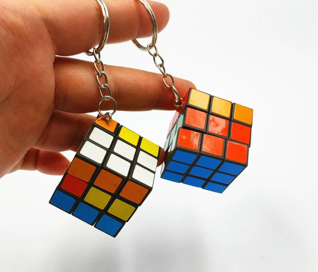 Mini Rubik's Cube Keychain