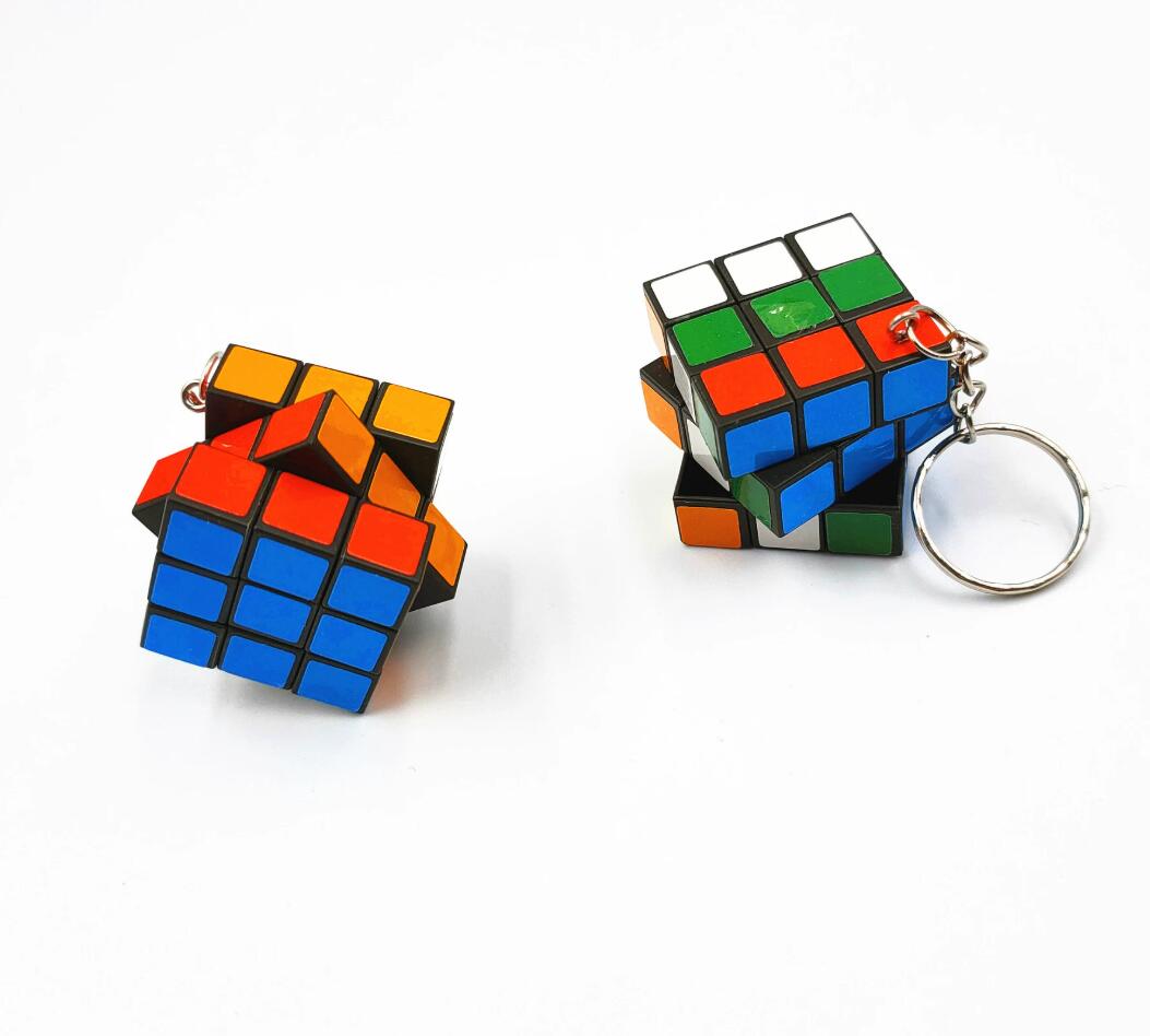 Mini Rubik's Cube Keychain