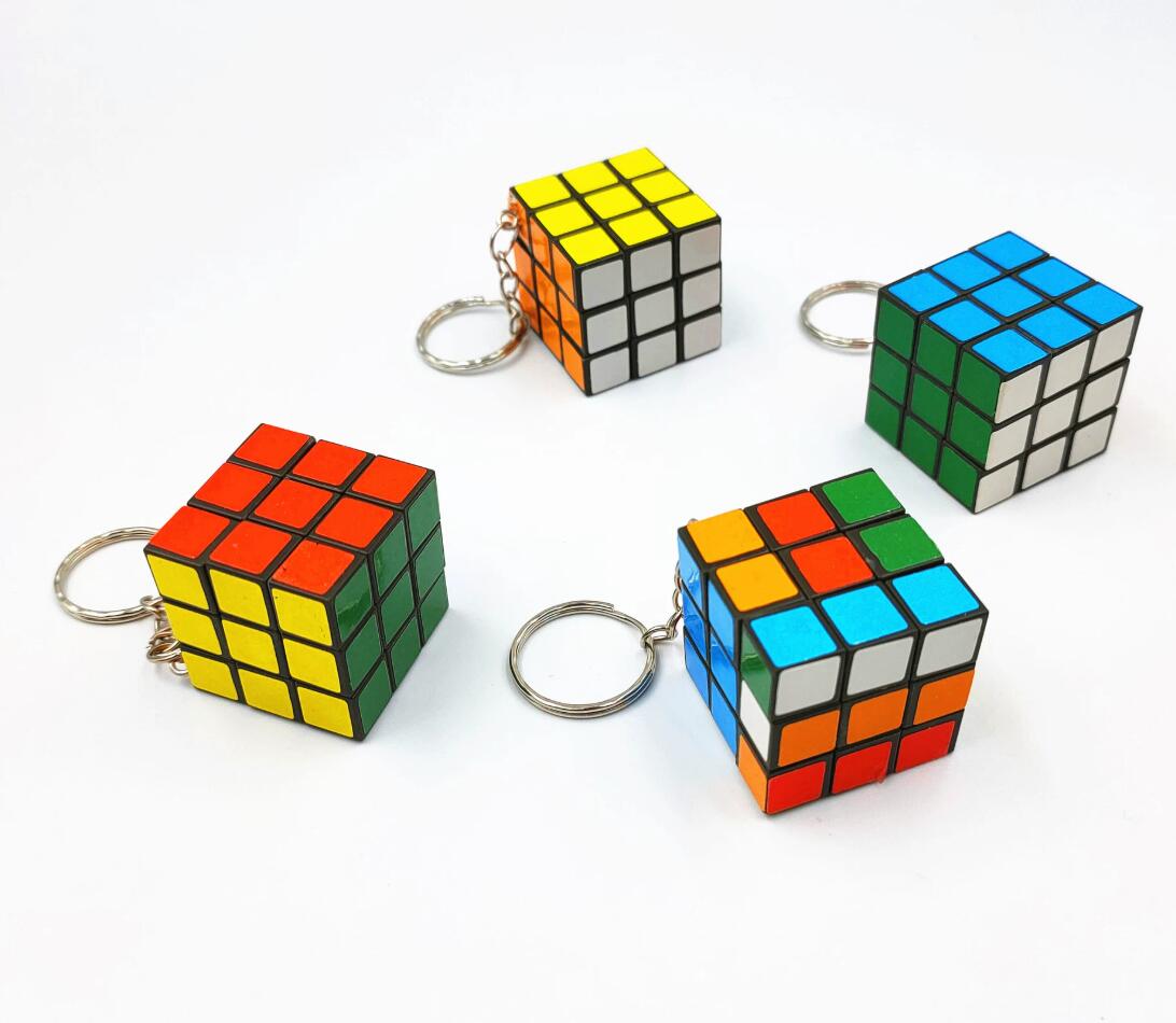 Mini Rubik's Cube Keychain