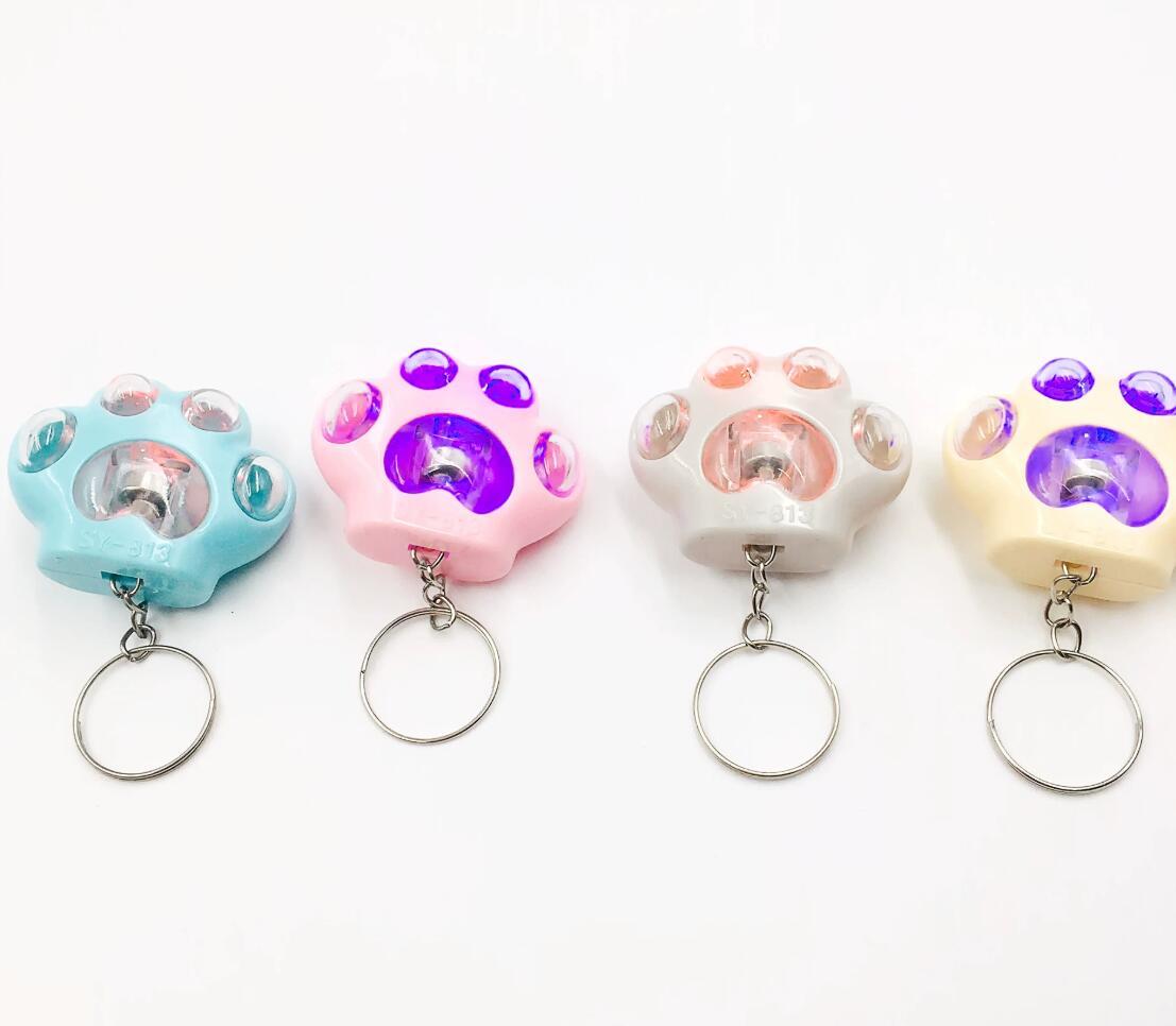 Cat claw LED keychain