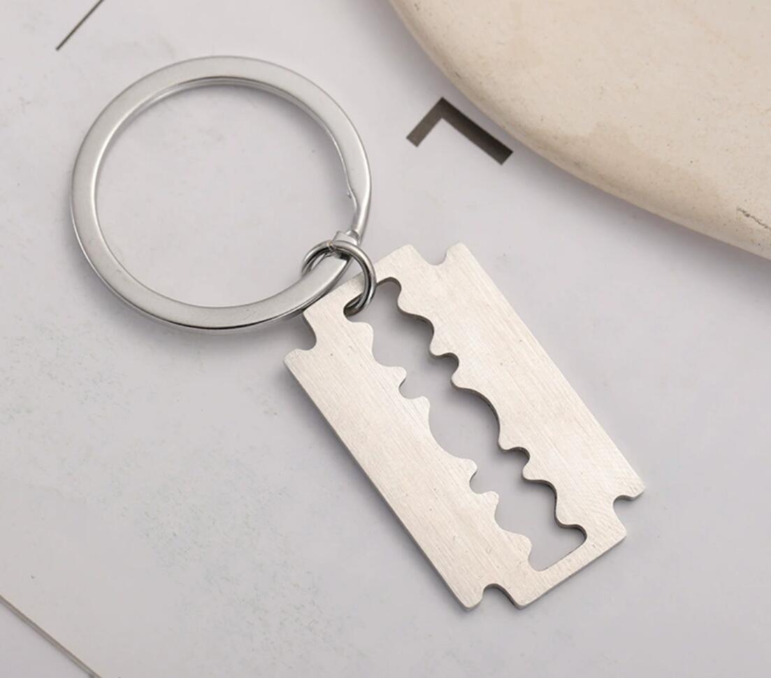 Personalized blade model keychain